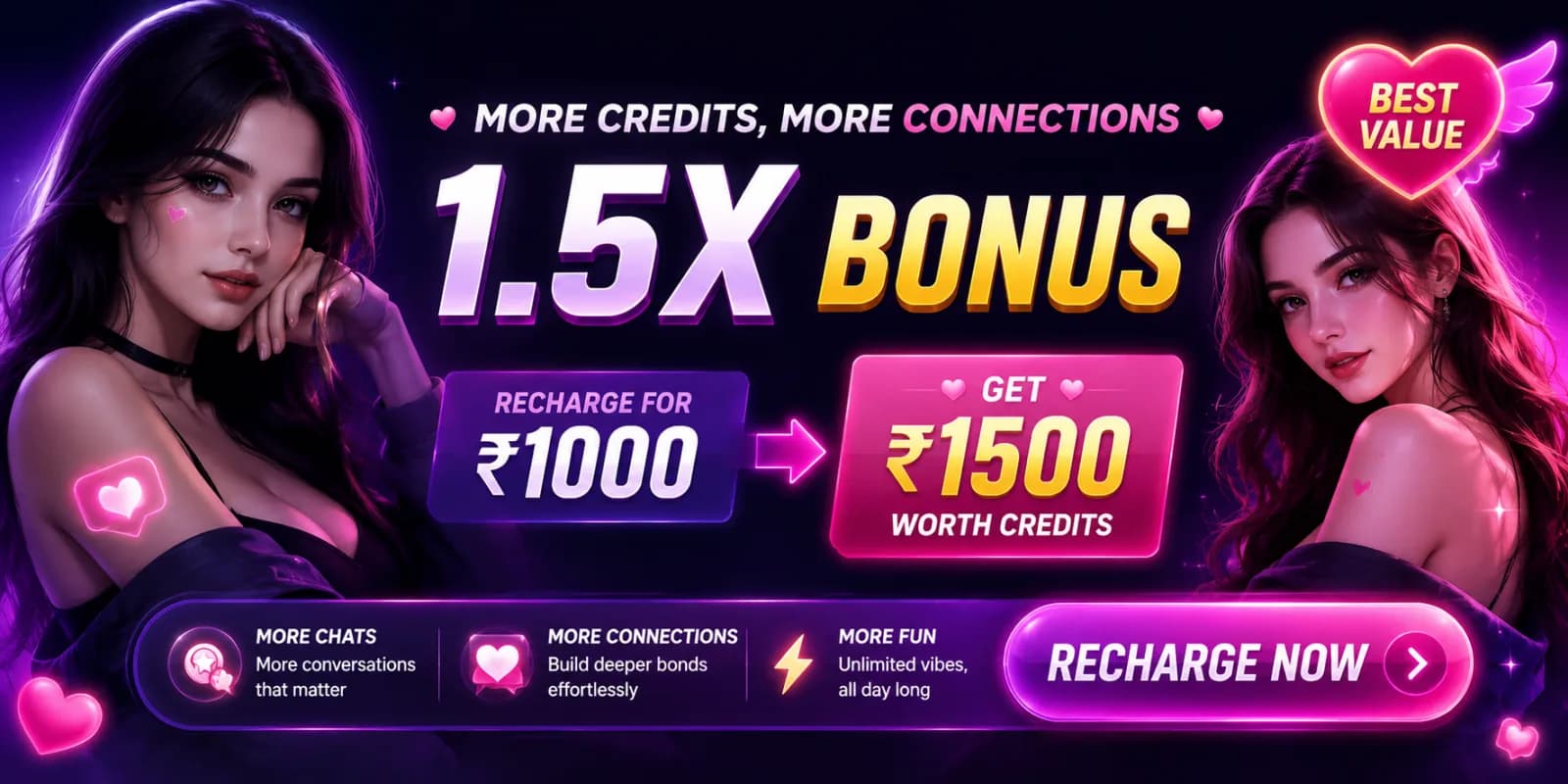 1.5X CREDITS BONUS INTIMACY SCHOOL