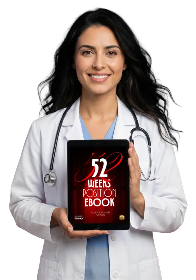 Dr Myra holding ebook